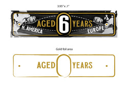 Gold Metallic Stickers