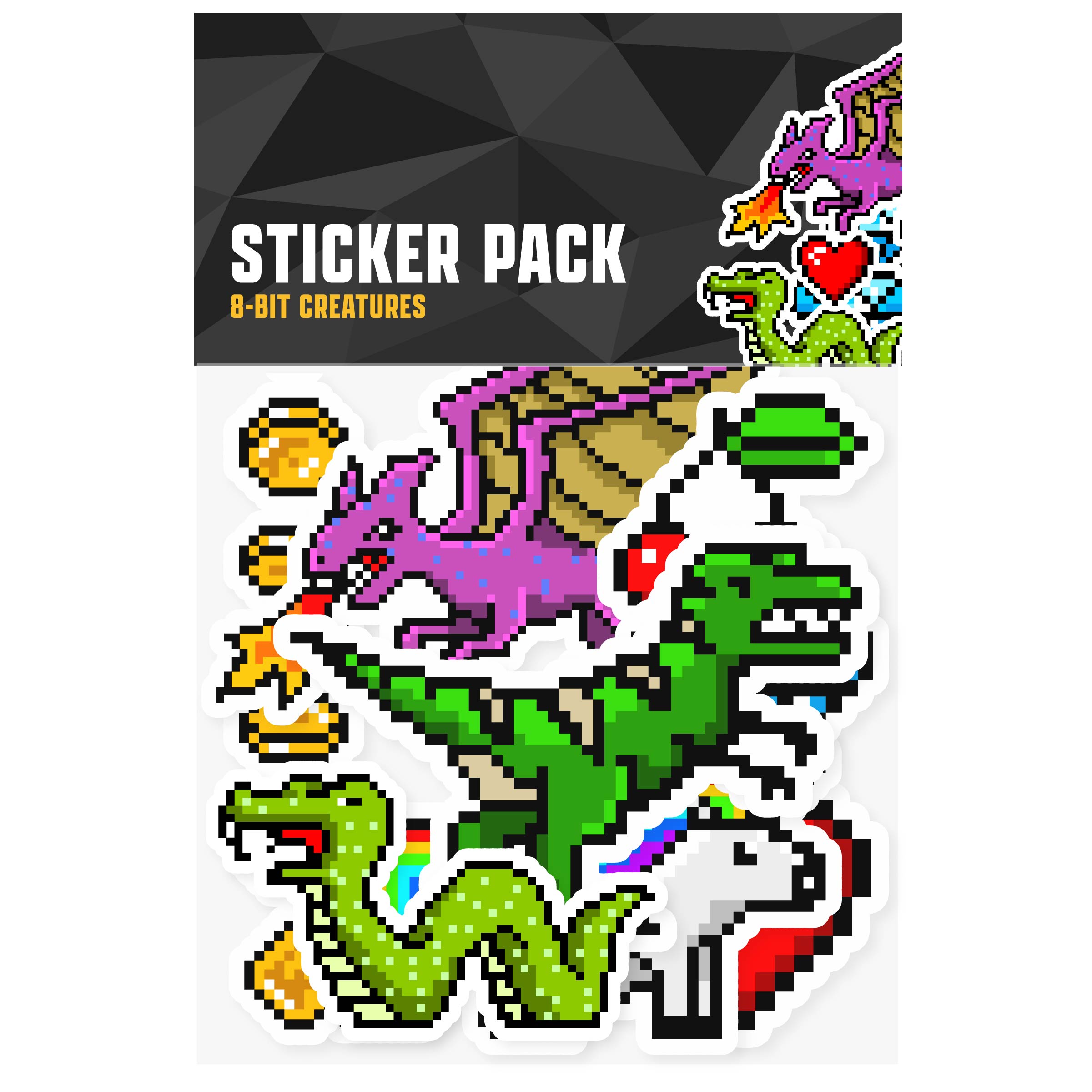 Creatures Sticker Pack 8-Bit