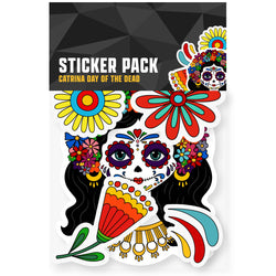 Catrina Day of the Dead Sticker Pack