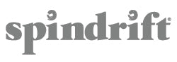 Spindrift small logo in grey