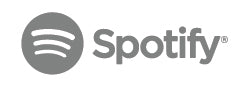 Spotify logo in grey
