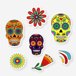 Sugar Skulls Sticker Pack