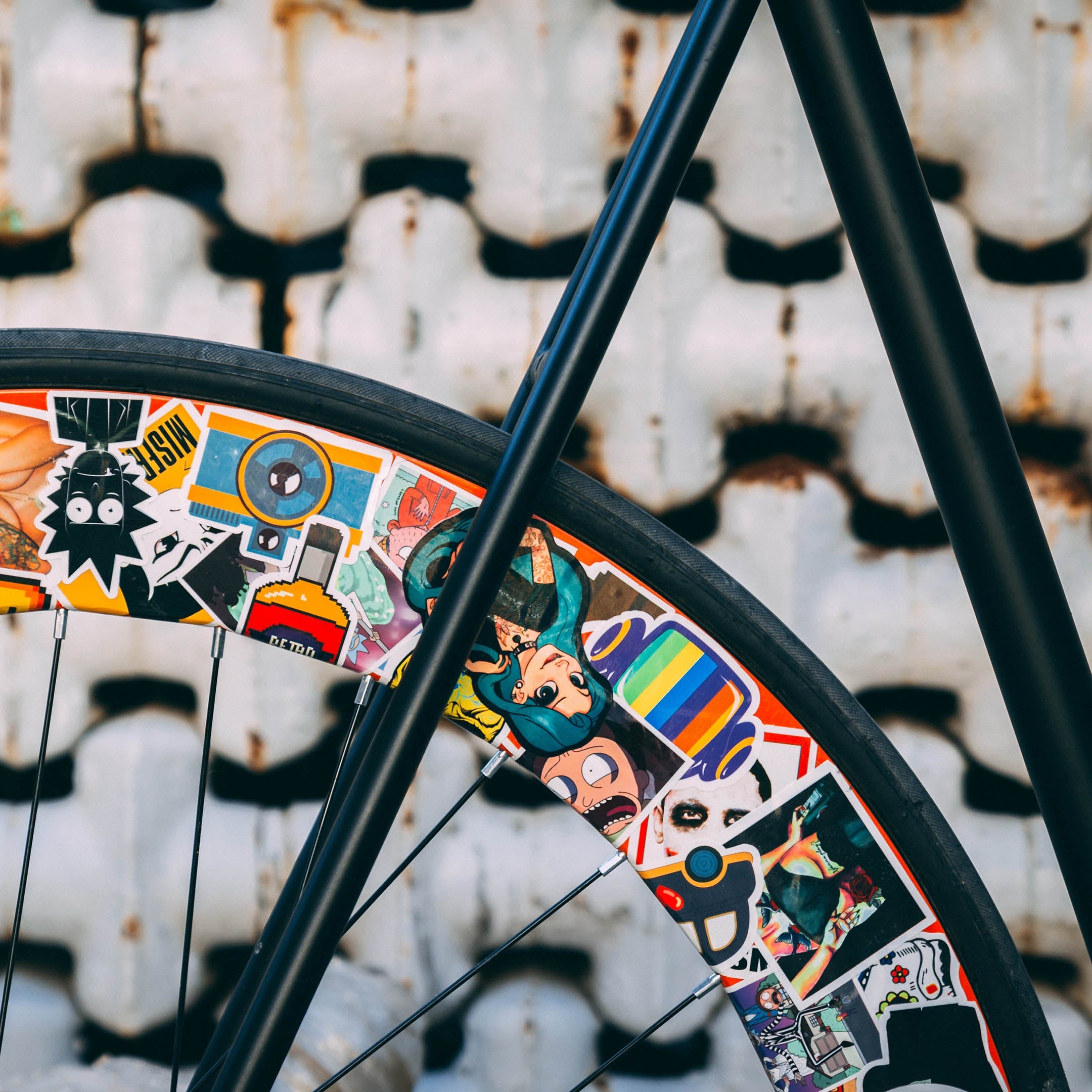 Fixie Sticker Bomb