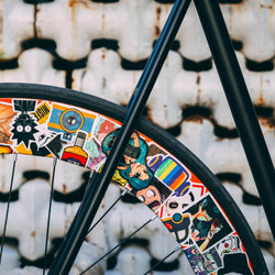 Bicycle Wheel Rim Sticker Decal