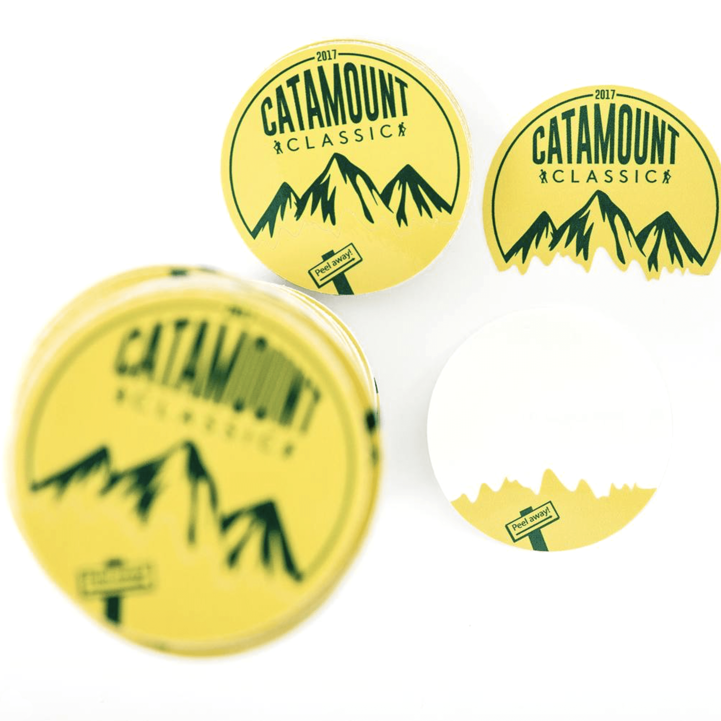 Catamount Classic custom kiss cut stickers
