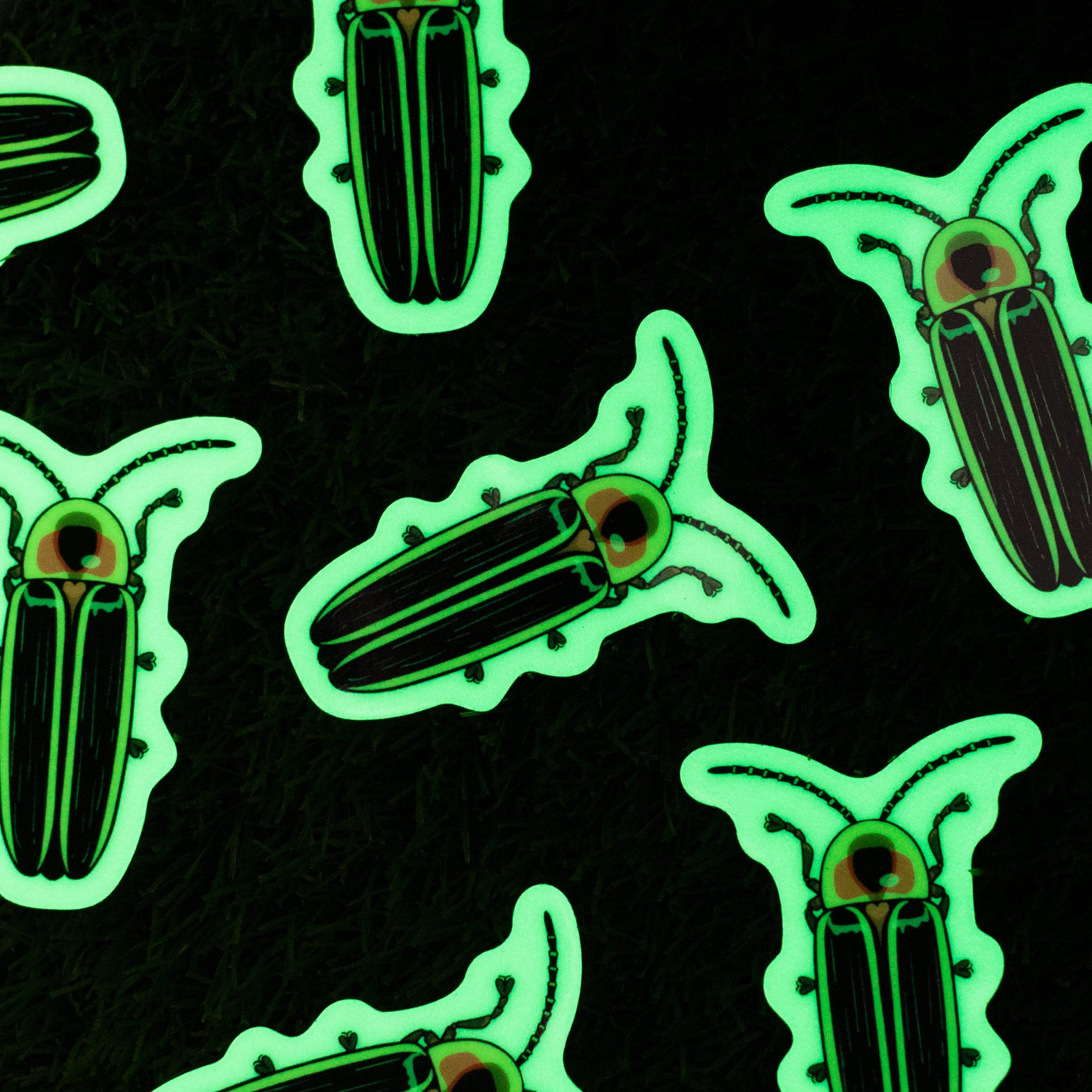 Custom 2.5 Glow in The Dark Stickers - Sticky Brand Custom 2.5 Glow in The Dark Stickers - Sticky Brand
