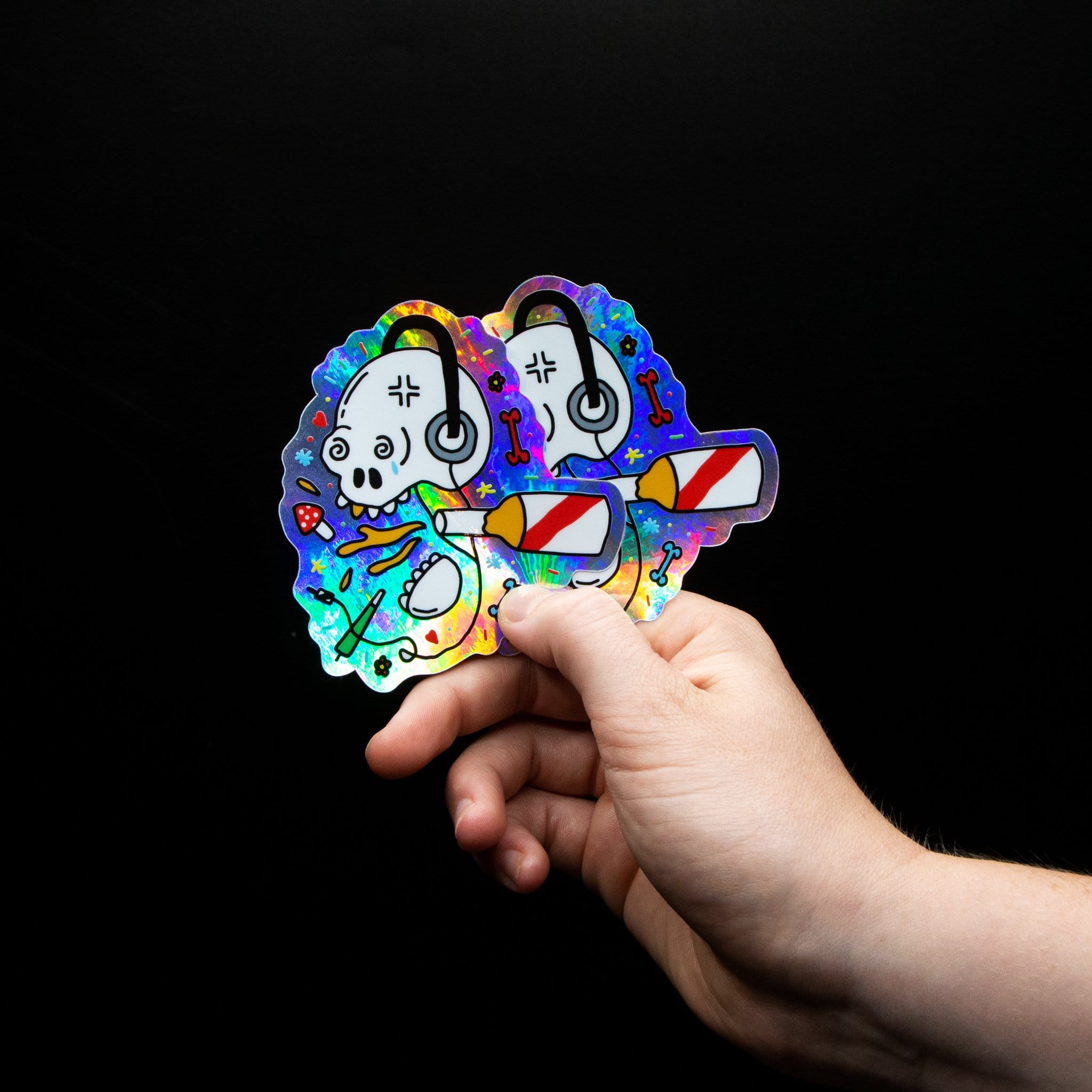 Unique and creative custom holographic sticker