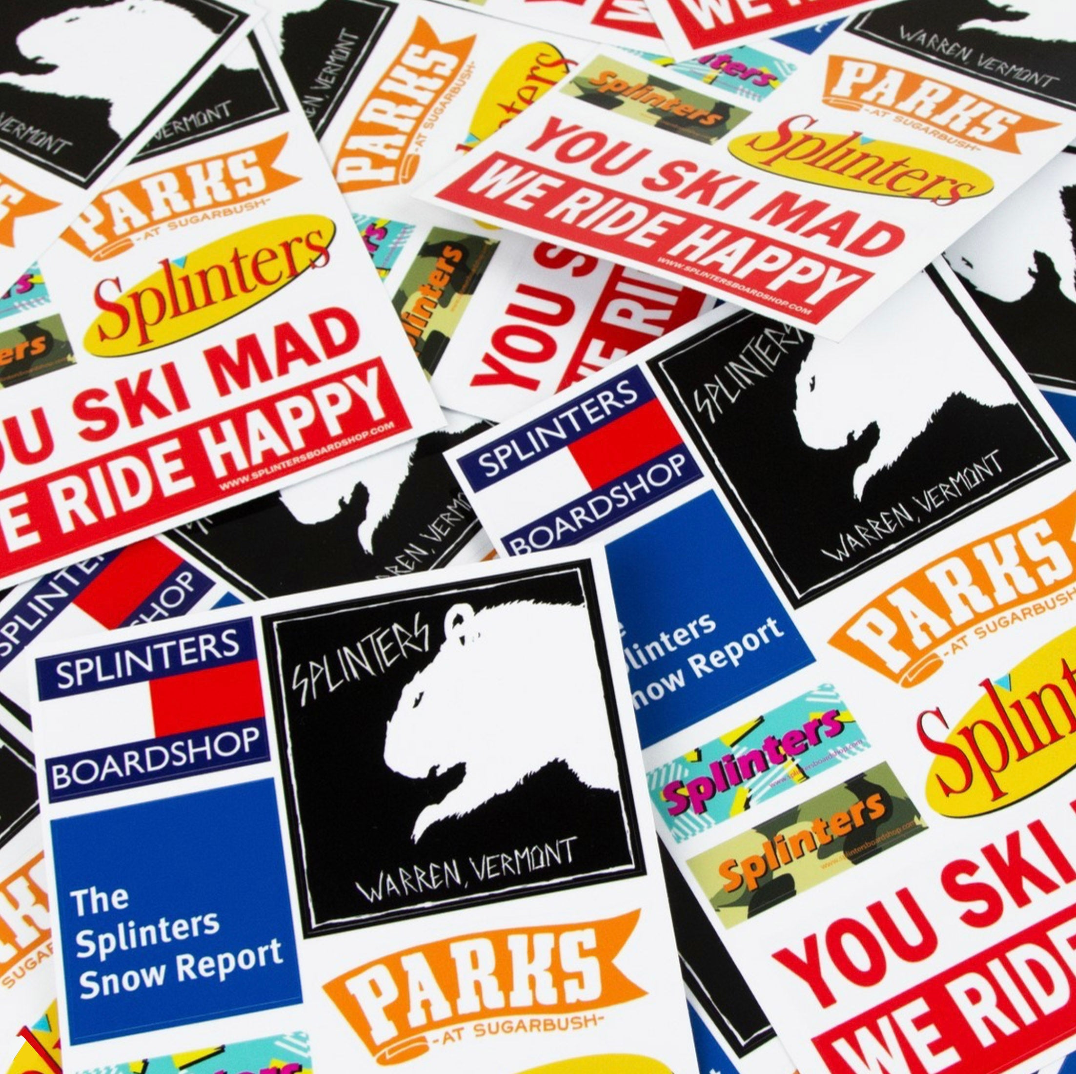 Custom Snowboard Stickers - Sticky Brand