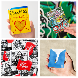 Save 40% on Square Shape 500 Custom Stickers for $89