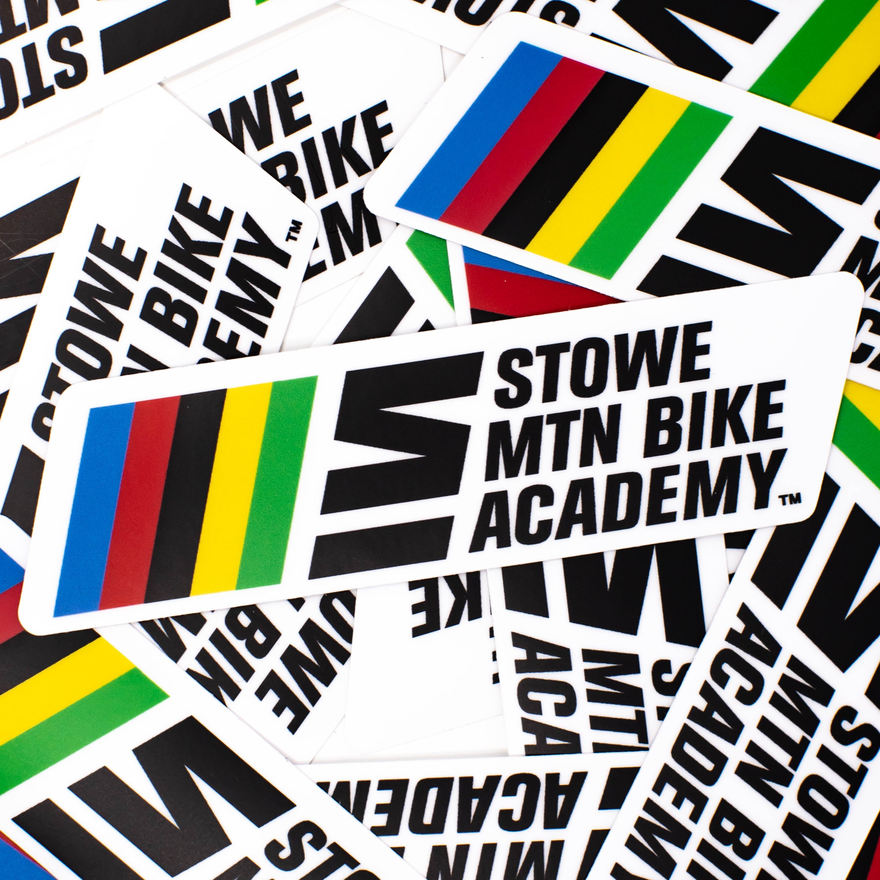 Stowe Mountain Bike Academy vinyl sticker